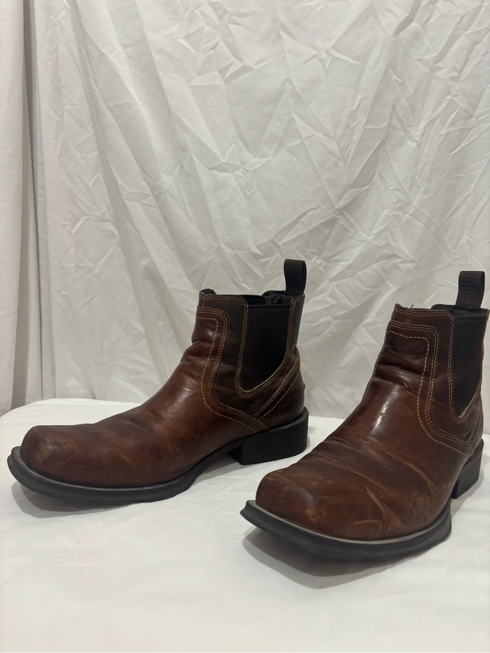 Ariat Midtown Rambler Men's Brown Leather Chelsea Boots